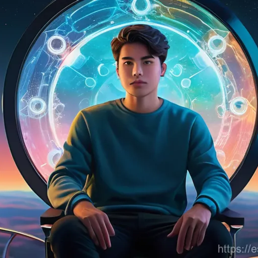 메타인지 훈련의 이론과 실제 - **Prompt Title: The Inner Observer**
A highly detailed, conceptual digital painting of a young a...