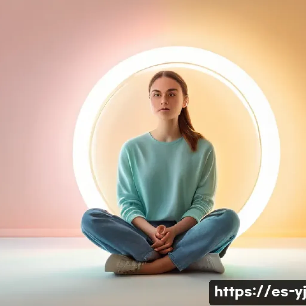 메타인지 기술을 통한 자기 개선 방법 - **Prompt:** A serene and introspective adult, gender-neutral, sits in a minimalist, sun-drenched stu...